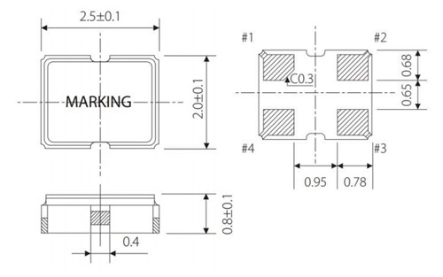 Chart - ECS ECS-2520MVLC SMD MultiVolt™ Crystal Oscillators